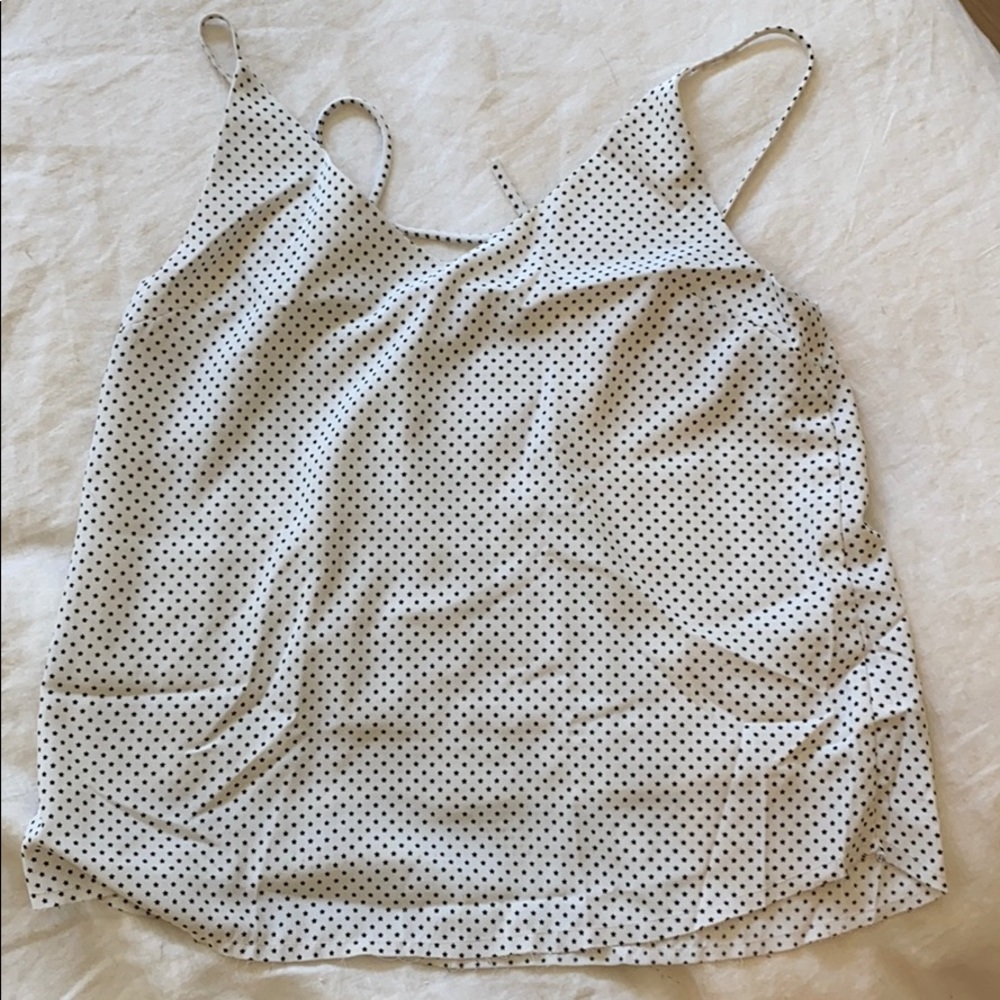 star polka dot top